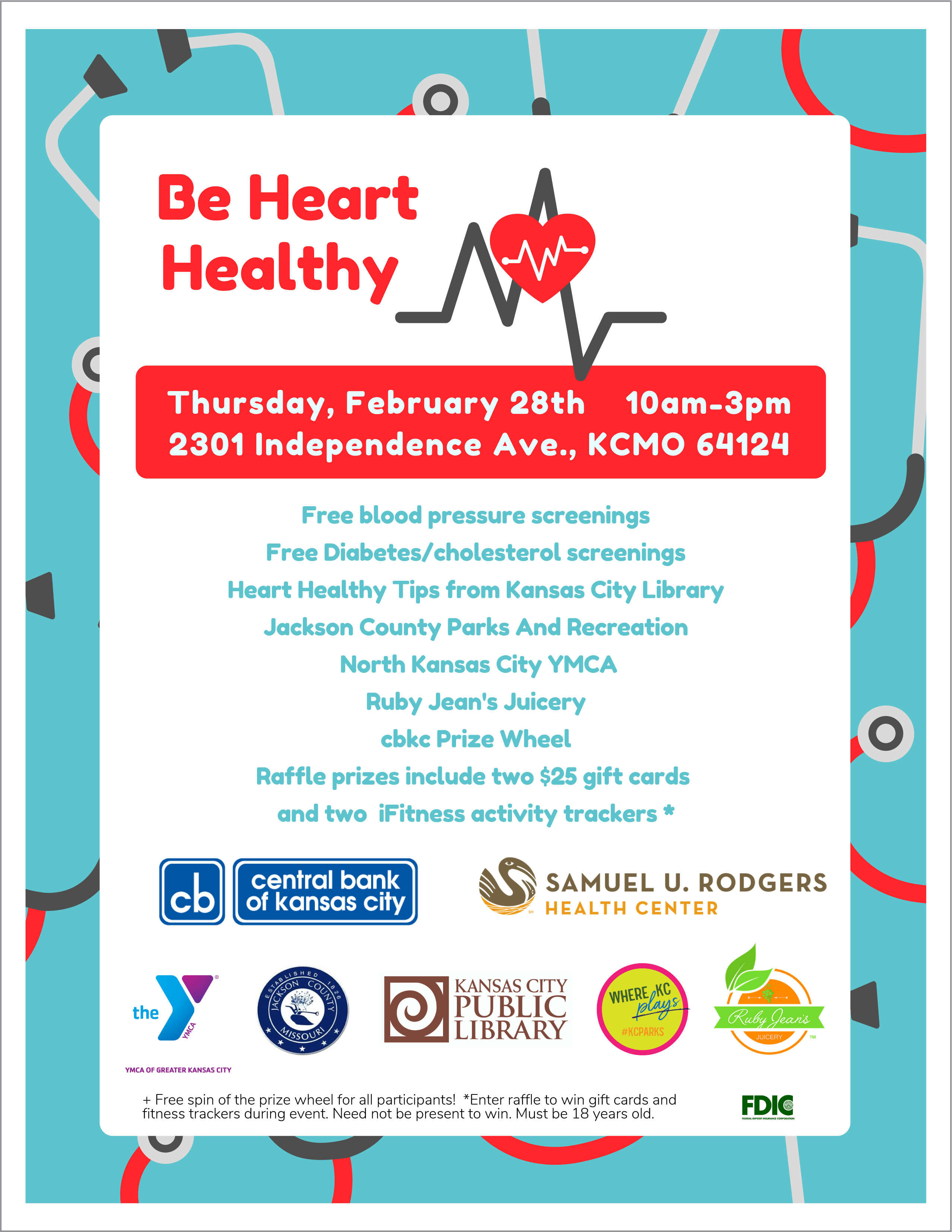 Be Hearth Healthy - Hosted by Central Bank of Kansas City